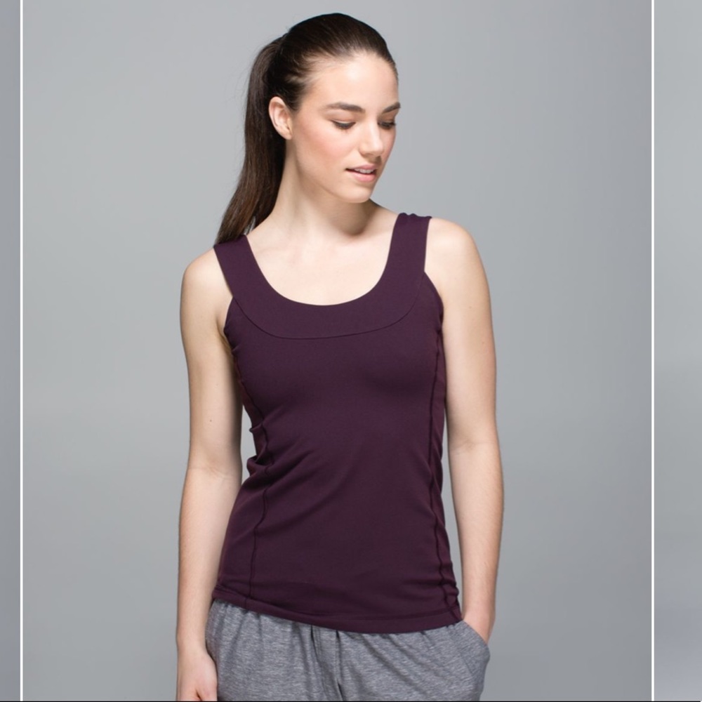 Lululemon Athletica Purple Tank Top